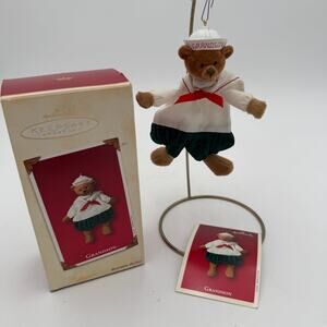 Vintage 2002 Hallmark Ornament Grandson Sailor Suit